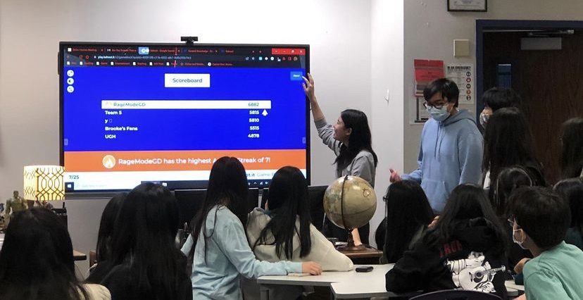 Students+for+Humanity+members+playing+Kahoot