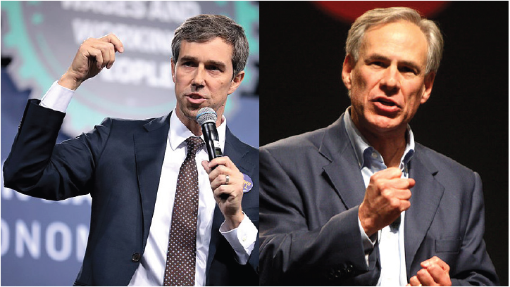 Beto+ORourke+%28left%29+and+Gov.+Abbott+%28right%29%3B+images+by+Gage+Skidmore+used+under+the+Creative+Commons+Attribution-Share+Alike+3.0+Unported+license.