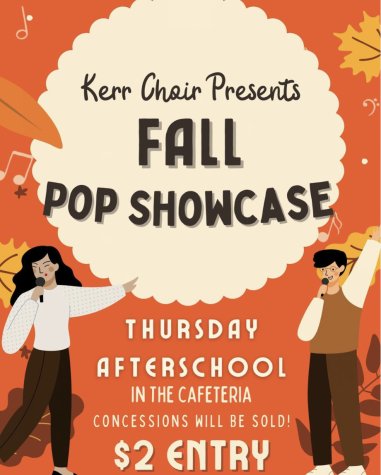 Kerr Choir Presents Fall Pop Showcase, on Thursday. 