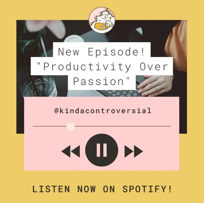 Picture posted on Kinda Controversials instagram on October 29. After a long wait, episode 12 is finally out! Our hosts talk about what productivity over passion really is and how Kerr students are affected by it. Make sure to give it a listen on Spotify and have a spooky Halloween! 👻 - @kindacontroversial 