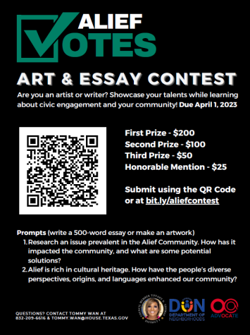 Photo from Lets Talk Houston website. 

This is the official flyer for the contest.