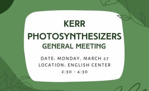 The flyer the Photosynithesizers posted on their Instagram page regarding the upcoming general meeting. 