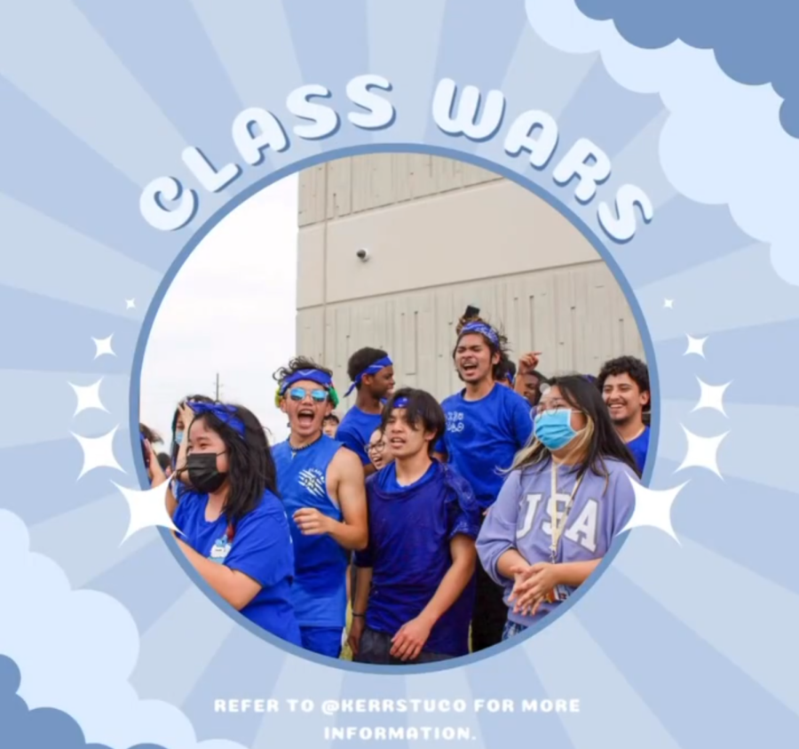 An image on the official Kerr Class of 2024 Instagram page to promote Junior participation in the 2023 Class Wars.