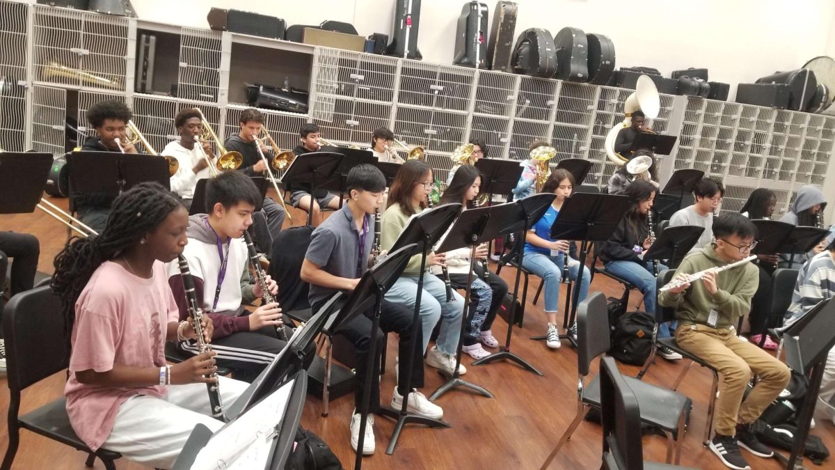 After the rehearsals end, students remain determined, putting their enthusiasm into perfecting a new piece and remaining bonded by their dedication to musical greatness. As long as we have each others support, our music will continue to be great, Nifemi Oladesu said.
