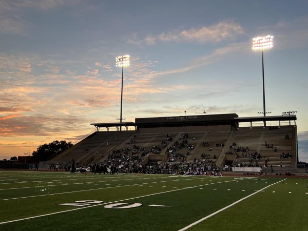 Kerr plays a football game against Alief Early College on November 8, 2023. The game took place at the Le Roy Crump stadium. 