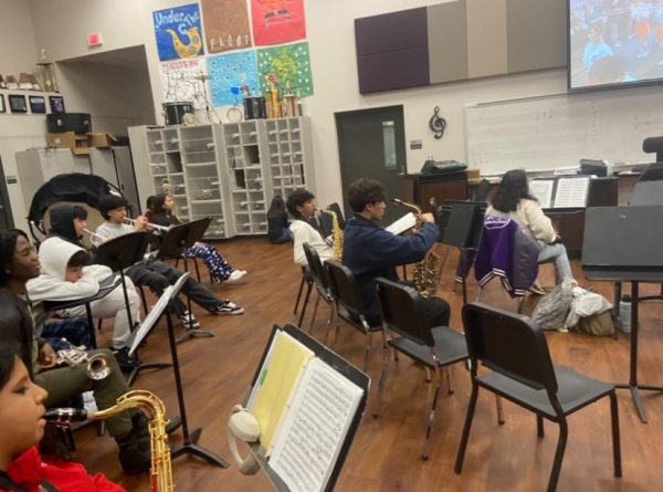 Focused and determined, Kerr High School band students dive into their music, aiming for flawless execution. Music is our language; lets speak it fluently, said Nifemi Oladesu.

