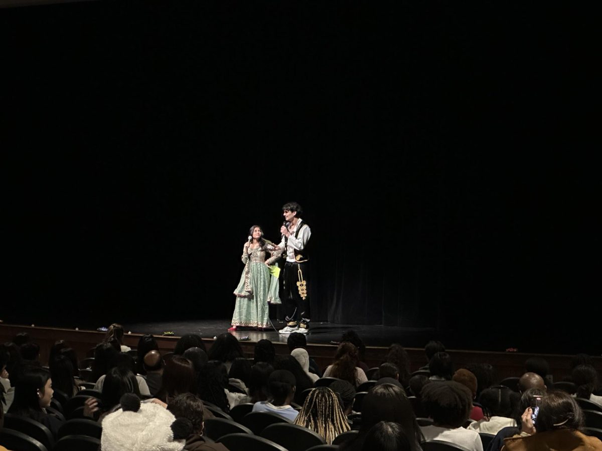 A Perfect Performance: Meerab Arif and Georgio Tahtouh host before each performance. They ask questions about different cultures and provide information about the next performance. "I wanted to give people a space where they feel seen, and that's exactly what the multicultural dance show is about," Arif said.