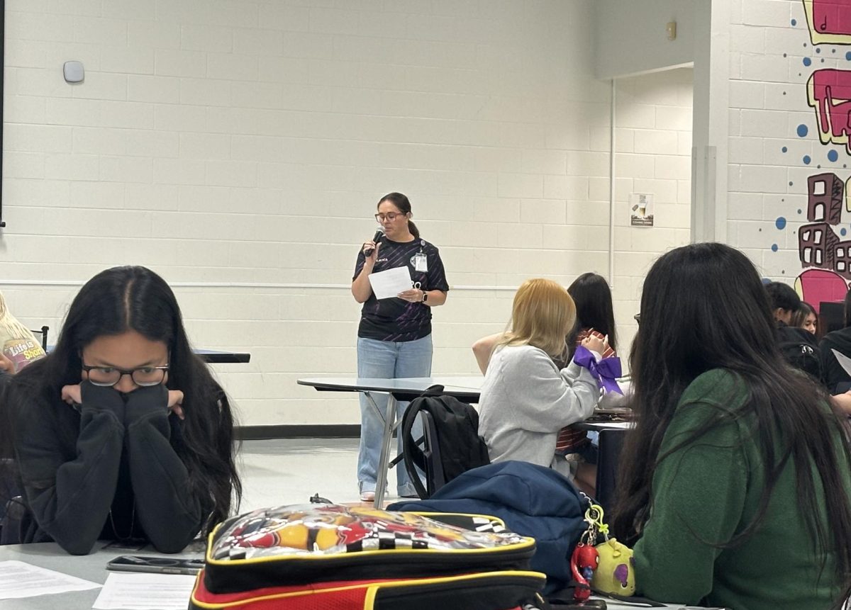 Telling the Facts: Principal Sara Tones discusses important guidelines and reminders for graduation. She posted on the information on Schoololgy for those who did not receive a paper. "Make sure to arrive on time or you might not be able to walk the stage," Tones said.